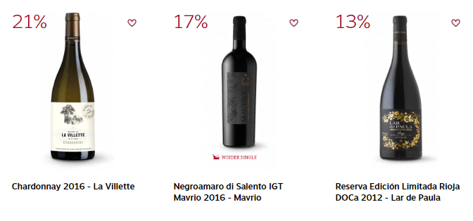 Produkte bei FLASCHENPOST