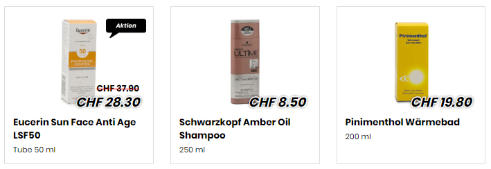 Produkte von McDrogerie