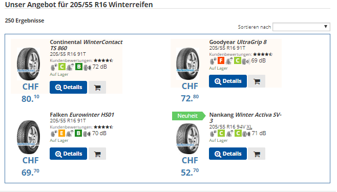 Tolle Produkte bei ReifenDirekt