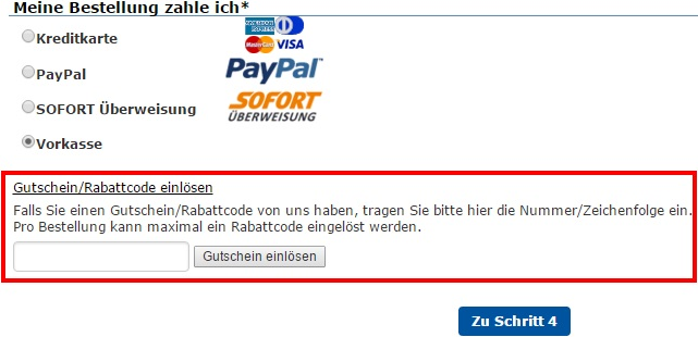 den ReifenDirekt Gutschein einlösen