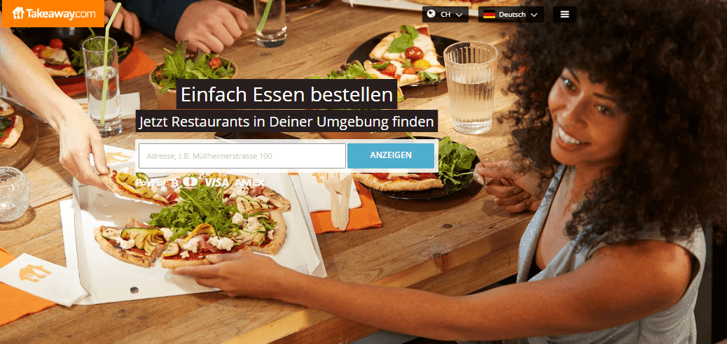 Die Suchmaschine bei TAKEAWAY