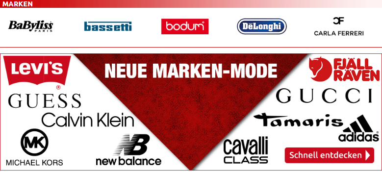 Produkte der bekannten Marken bei VEDIA