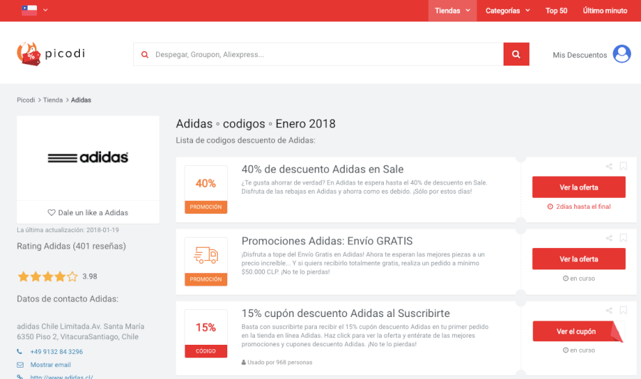 Descuentos adidas 2018 best sale