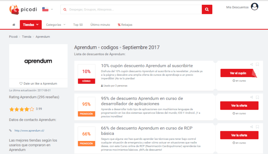 aprendum promociones picodi