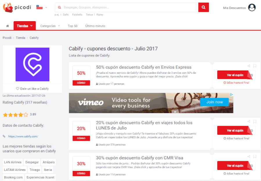 cabify promociones picodi