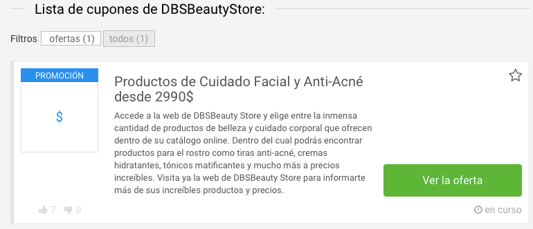 promociones dbs