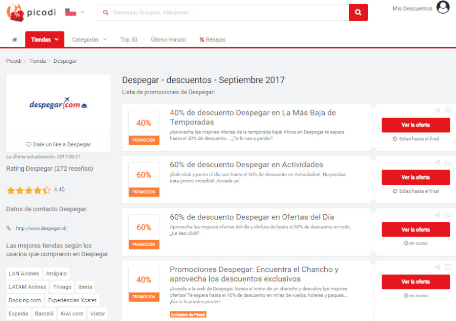 promociones picodi despegar