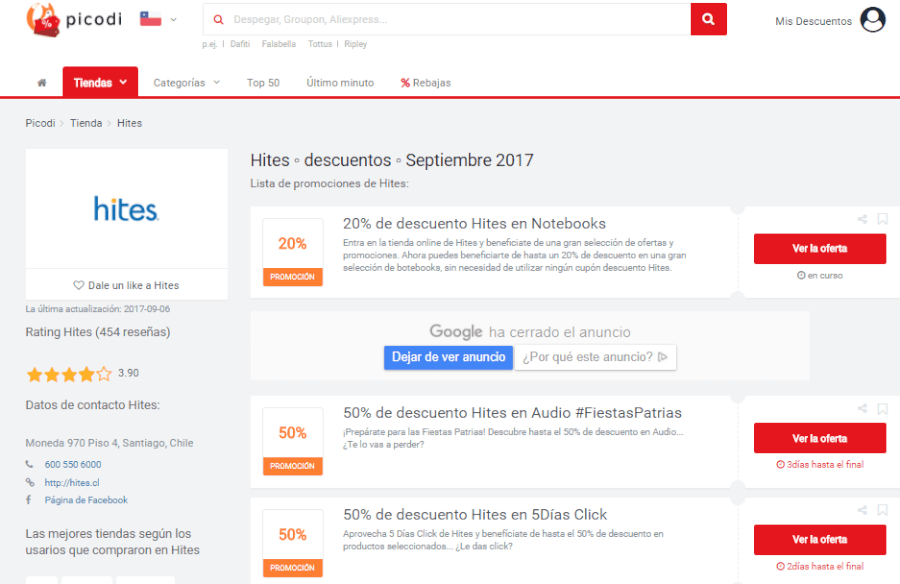 hites promociones picodi