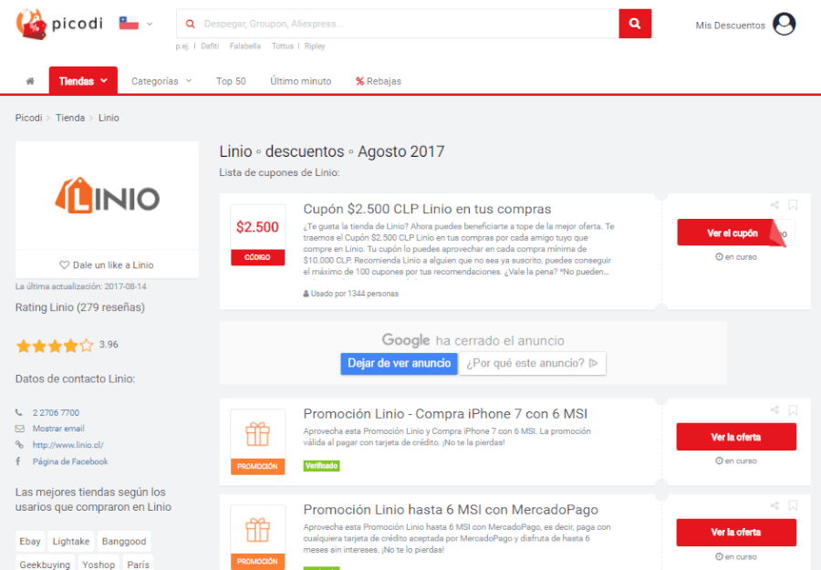 promociones linio picodi