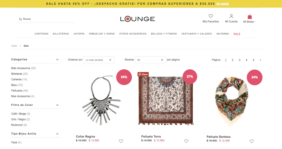 ofertas Lounge