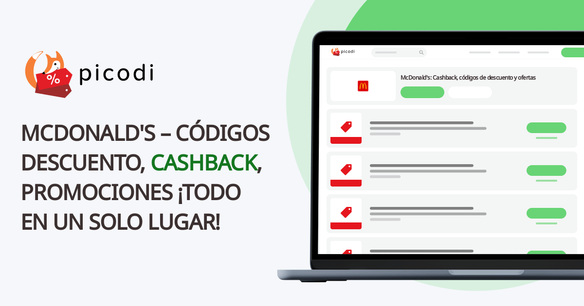 Cupon McDonald's | Marzo 2026 | Picodi Chile
