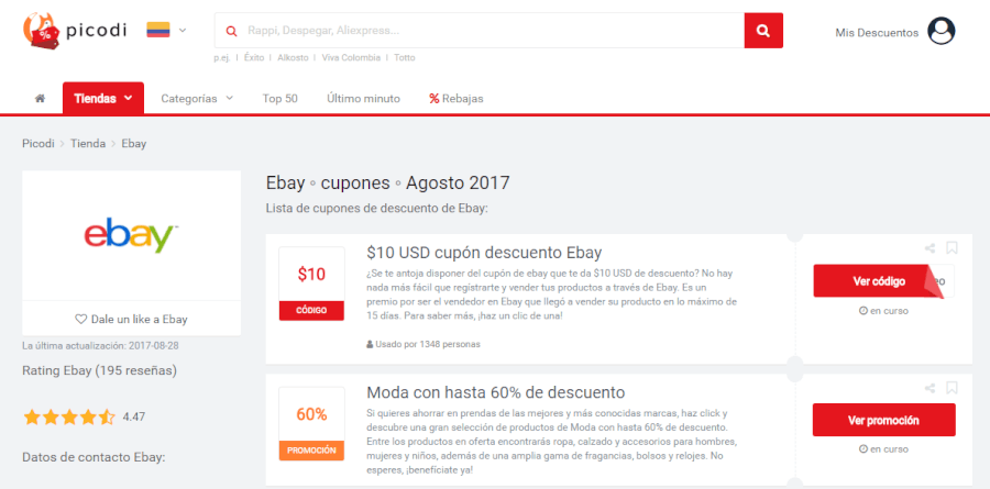 cupones ebay cupones ebay