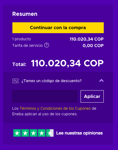 como usar cupones eneba