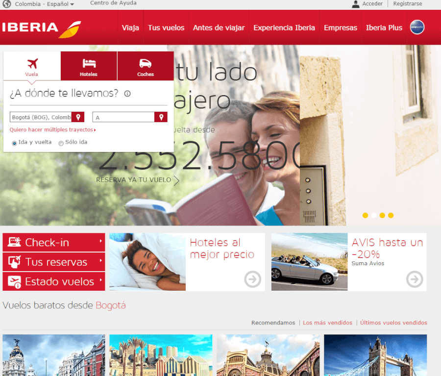 iberia pagina principal