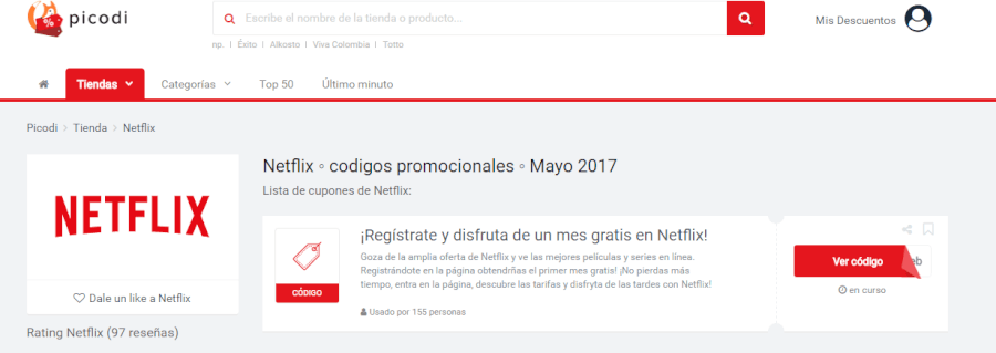 descuentos en netflix
