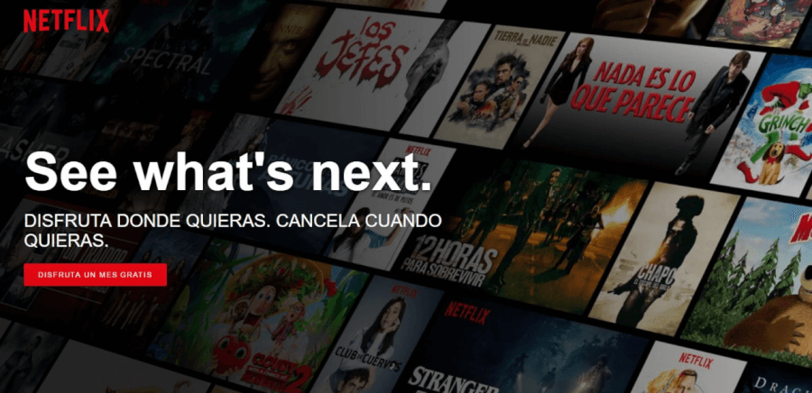 pagina de netflix