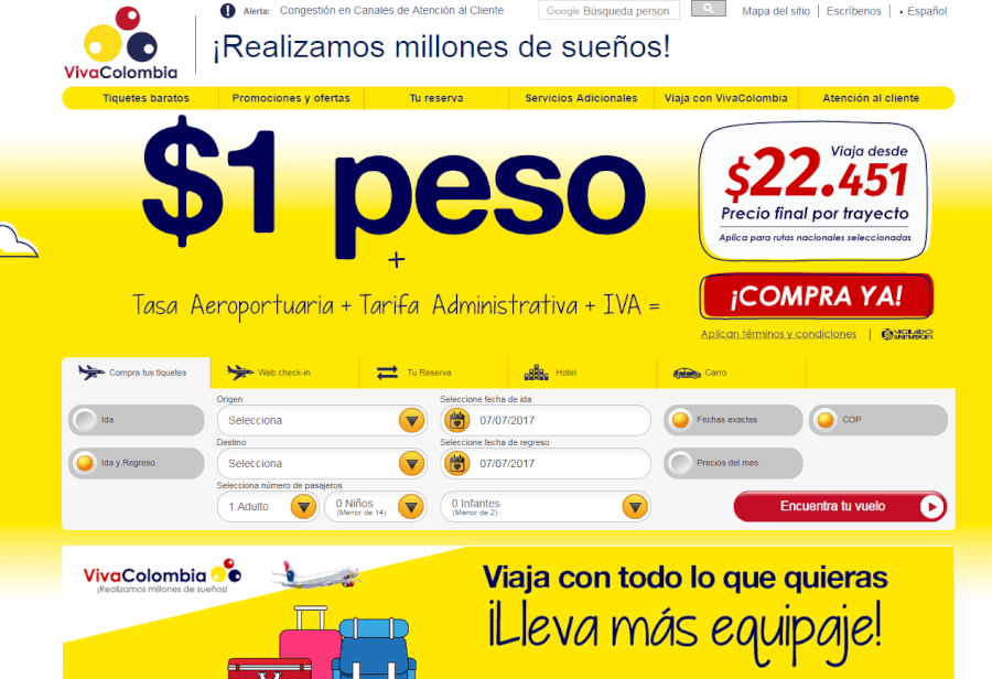 promociones en la pagina