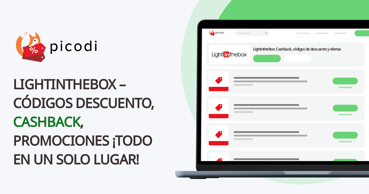 Cupón Light in the Box Marzo 2024 Picodi Colombia