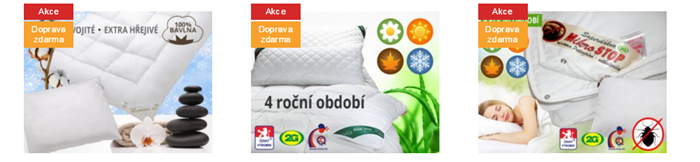 Slevy na pokrývky a deky