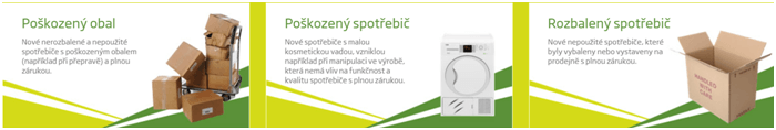 Rozbalené a poškozené spotřebiče se slevou na 2jakost.cz