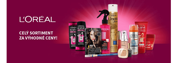 Slevy na kosmetiku L'oreal