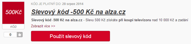 Slevový kód 500 Kč alza Slevový kód 500 Kč alza