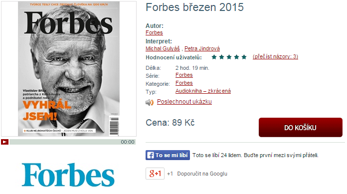 Slevové kódy pro časopis Forbes