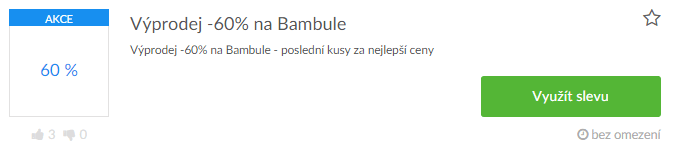 Slevové kódy Bambule