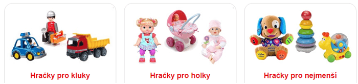 Hračky pro kluky i holky se slevou