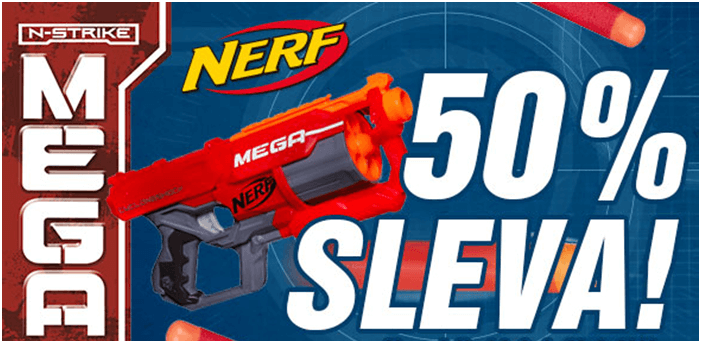 50% sleva na NERF