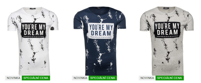 Trička Bolf se slevovým kódem za nízké ceny