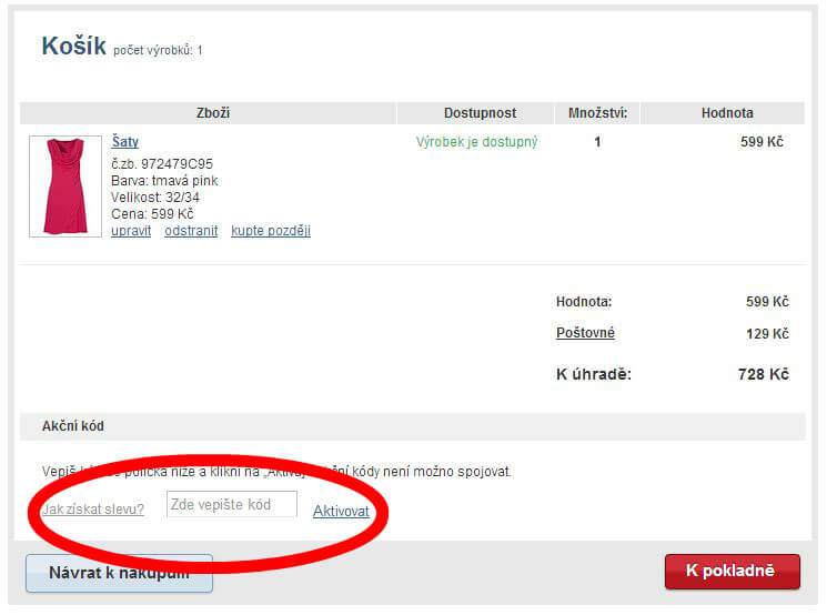 Jak použít slevový kód na bonprix.cz Jak použít slevový kód na bonprix.cz