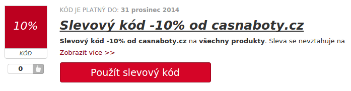 casnaboty.cz slevový kupón casnaboty.cz slevový kupón