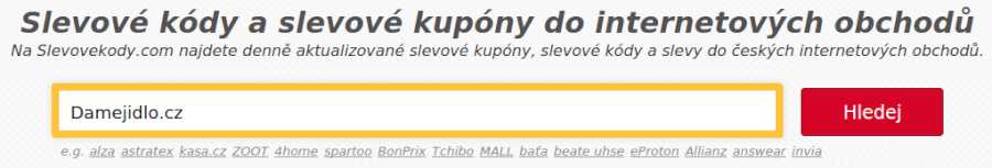 Aktualni Damejidlo Slevovy Kod Srpen 22 Aktualni Damejidlo Slevovy Kod Srpen 22