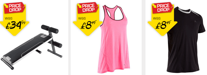 Sleva na fitness doplnky Decathlon