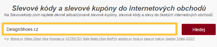 Slevové kódy designshoes.cz
