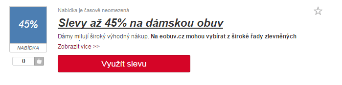 využití slevy eobuv.cz