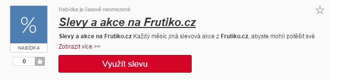 Sleva na Frutiko.cz