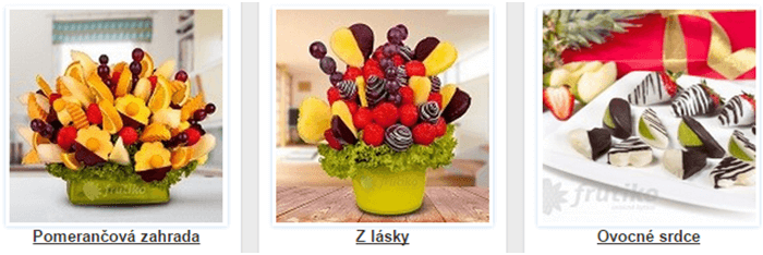 Ovocné kytice frutiko