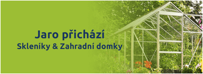 Sleva na zahradní skleník Hawaj.cz