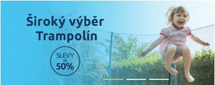 Zahradní trampolíny se slevou Hawaj.cz