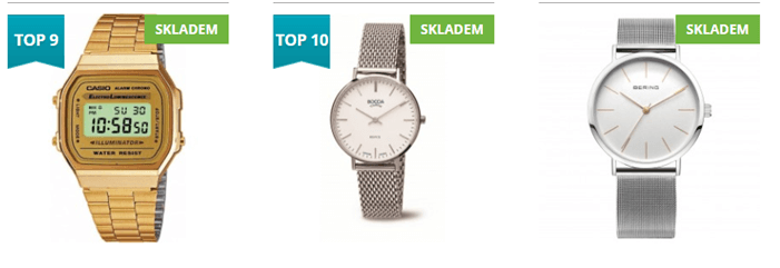 Dámské hodinky se slevou na helveti.cz