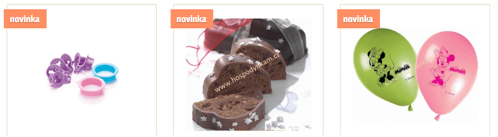 Slevy na potřeby pro oslavy hospodynkam.cz