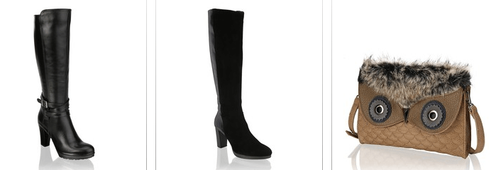 Sleva na dámské kozačky a kabelky