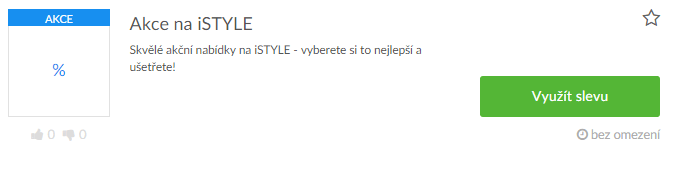 využití slevy na istyle.cz