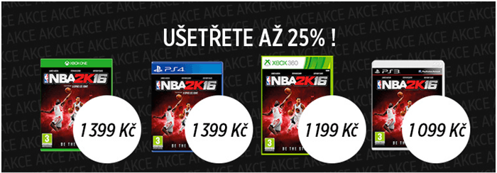 SLeva na hru NBA 2K16 na JRC.cz