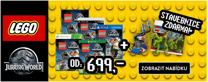 Sleva na lego jurassic world