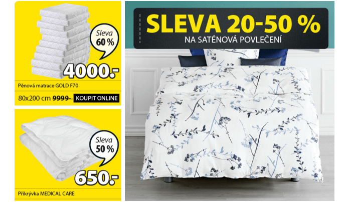 Sleva 50% na jysk.cz