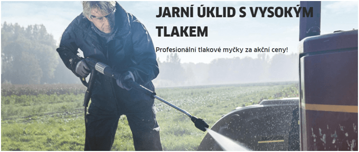 Slevový kód na vysokotlaký čistič Karcher