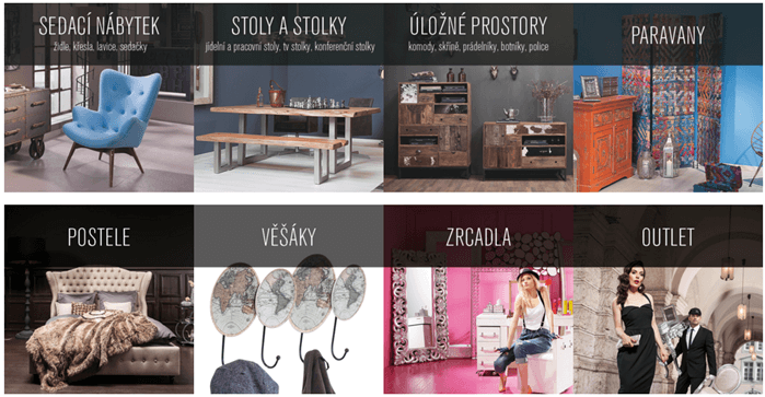 Slevy na bytový nábytek kare design